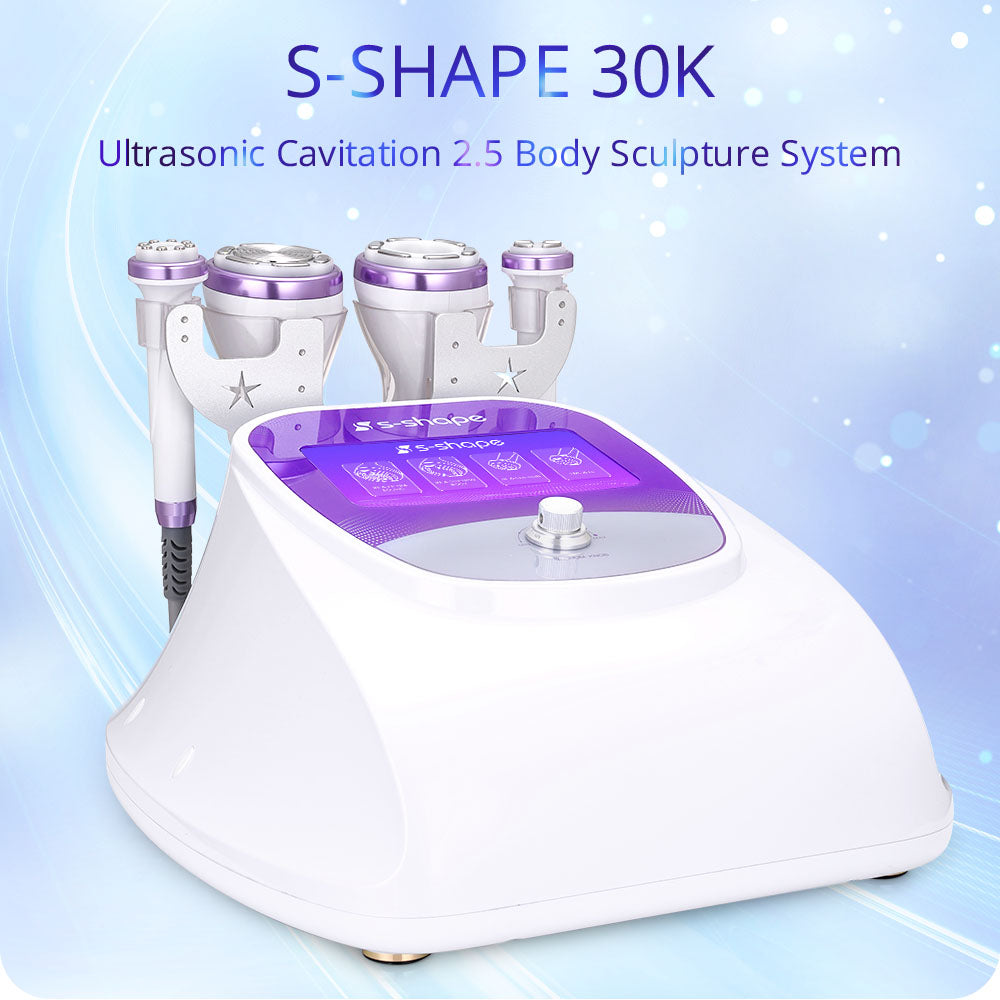 4 In 1 30K S Shape Cavitation Machine Home Use Body & Face Caring Mach