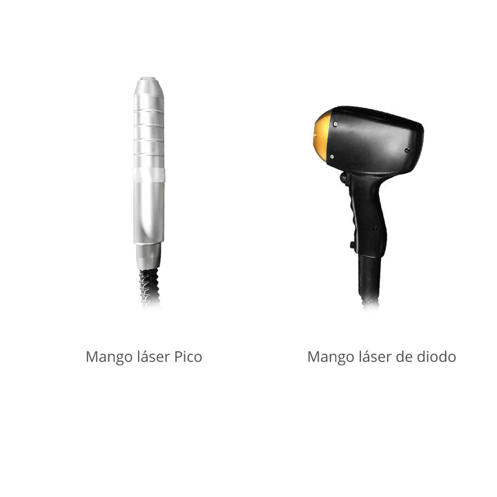 2In1 High-Power Pico Laser Diode Laser Machine For Tattoo Hair Spots Removal