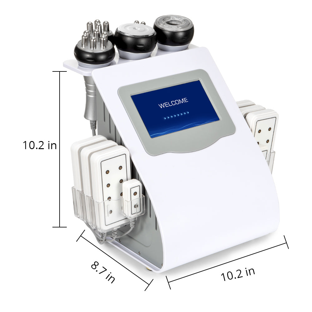 6 In 1 80k Cavitation Machine With Vacuum Radiofrequency For Body Contouring