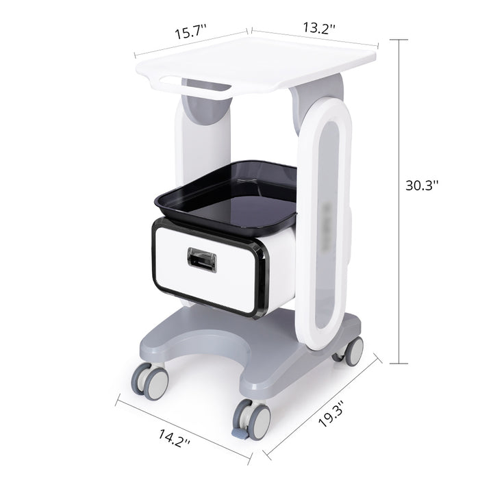product size of Stand Single Drawer & Tray Trolley