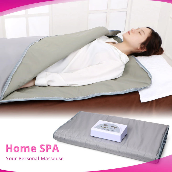 Home use Portable Far Infrared Fir Sauna Blanket Suit For Home Use
