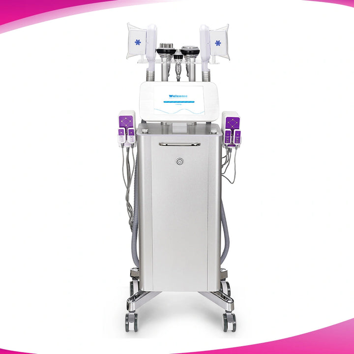 Front side view of Professional 5 In 1 Vertical Cavitation Machine
