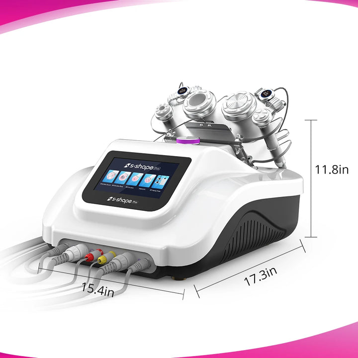 Product size of 30K S Shape Ultrasonic Cavitation Machine