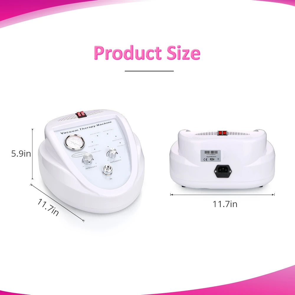 The product size of Grease Cups Lymphatic Drainage Detox Vacuum Therapy Machine