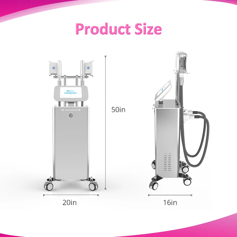product size of Vertical Cold Freezing Vacuum Treatment Machine