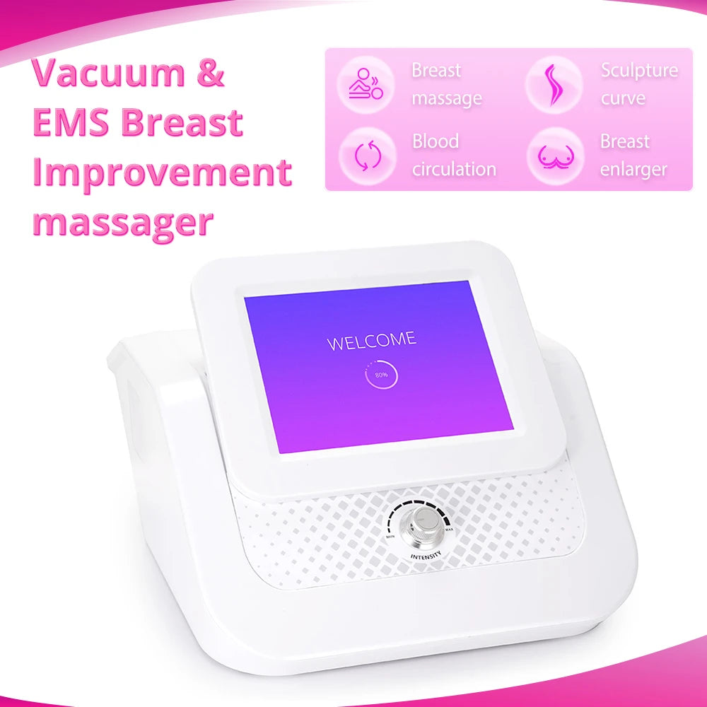 2 Sizes Vacuum Therapy Machine With Pump Cups & EMS Vibration 2 Sizes Vacuum Therapy Machine With Pump Cups & EMS Vibration