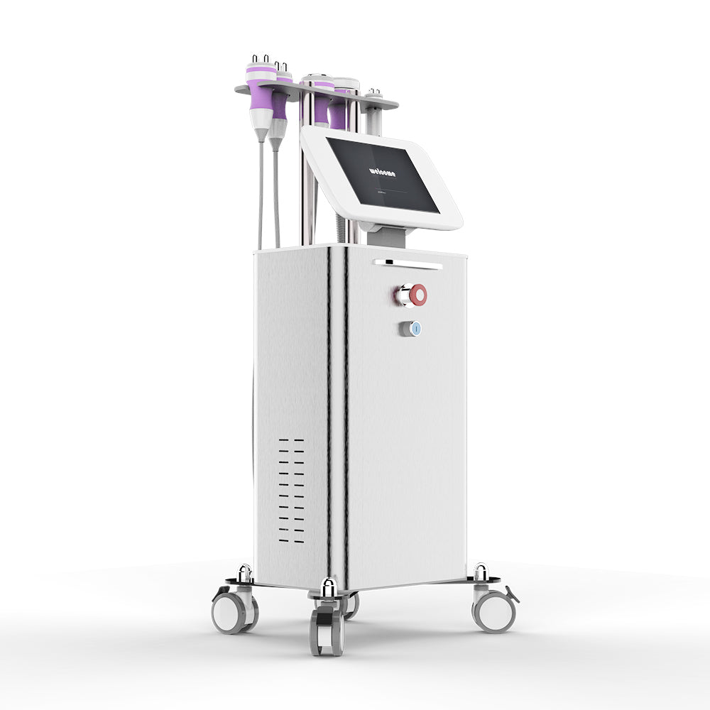 Left side view of Professional Salon Use 5 In 1 Cavitation Machine
