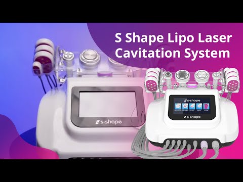 The introduction of 6 IN 1 30K S Shape Ultrasonic Cavitation Machine