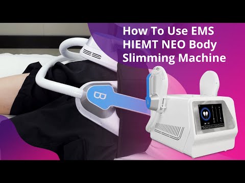 How to use Two Handles EMS Sculpting Muscle Building Machine