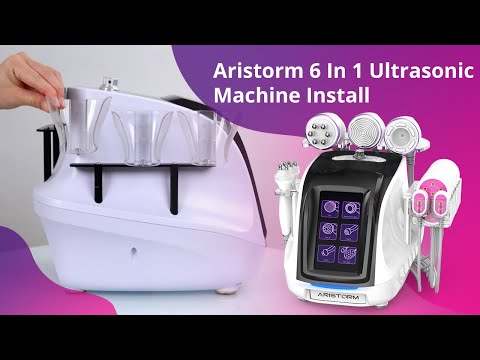 How to install Aristorm 6 In 1 Lipo Cavitation 2.5 Ratio Frequency Vacuum Cavitation Machine