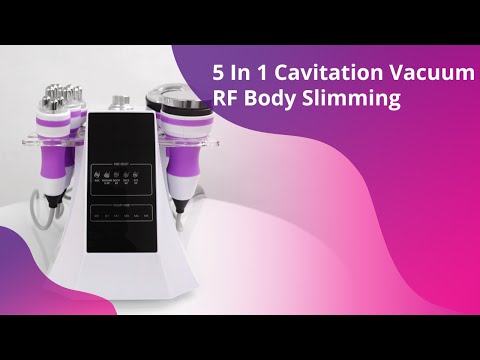 5 In 1 Ultrasonic Cavitation Machine Display
