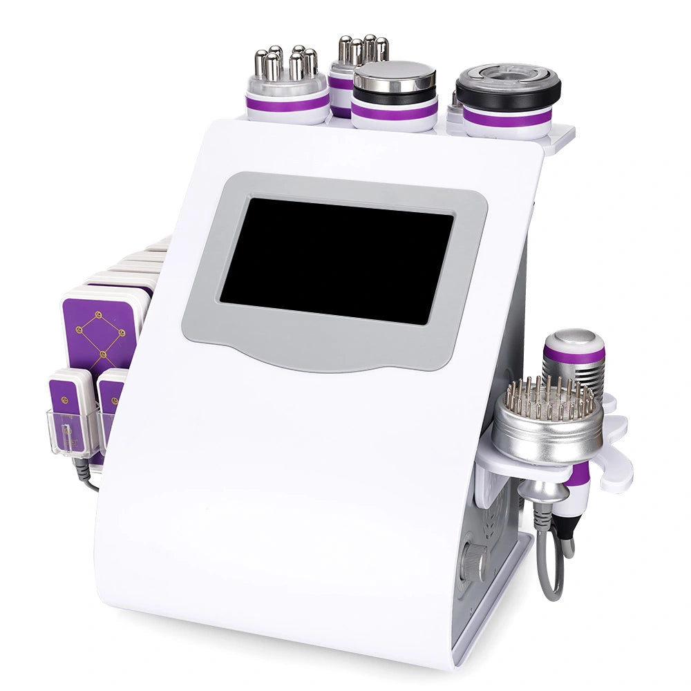 The right side view of 9 In 1 Ultrasonic Cavitation Machine