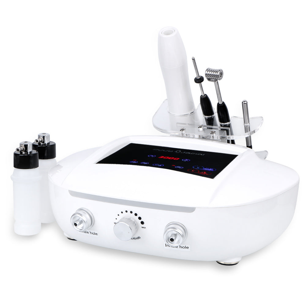 right side view of 5 IN 1 High Frequency Treatment Oxygen Moisturize Machine